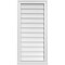 Ekena Millwork Vertical Surface Mount PVC Gable Vent w/ 2"W x 2"H , Brickmould Sill Frame, 18"W x 38"H GVPVE18X3803SN - alternate 1